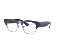Ray - Ban Unisex RX0316V MEGA CLUBMASTER 8231 Montures optiques Acétate Bleu Transparent Carré Normale