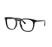 Ray - Ban Unisex RX2210V 2000 Montures optiques Acétate Noir Transparent Carré Normale