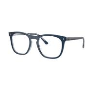 Ray - Ban Unisex RX2210V 8324 Montures optiques Acétate Bleu Transparent Carré Normale