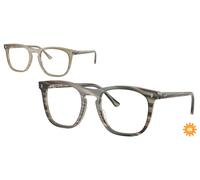 Ray - Ban Unisex RX2210V 8381 Montures optiques Acétate Gris Transparent Carré Normale