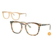 Ray - Ban Unisex RX2210V 8383 Montures optiques Acétate Marron Transparent Carré Normale