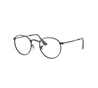 Ray - Ban Unisex RX3447V ROUND METAL 2509 Montures optiques Métal Noir Transparent Ronde Normale
