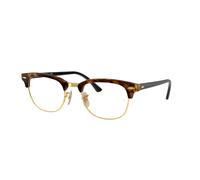 Ray - Ban Unisex RX5154 CLUBMASTER 5494 Montures optiques Acétate Marron Transparent Carré Normale