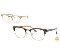 Ray - Ban Unisex RX5154 CLUBMASTER 8294 Montures optiques Acétate Marron Transparent Carré Normale