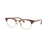 Ray - Ban Unisex RX5154 CLUBMASTER 8375 Montures optiques Acétate Tortue Transparent Carré Normale