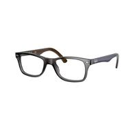 Ray - Ban Unisex RX5228 5546 Montures optiques Acétate Gris Transparent Carré Normale