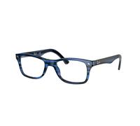 Ray - Ban Unisex RX5228 8053 Montures optiques Acétate Bleu Transparent Carré Normale