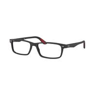 Ray - Ban Unisex RX5277 2077 Montures optiques Acétate Noir Transparent Carré Normale