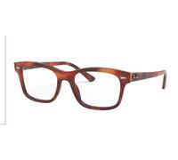 Ray - Ban Unisex RX5383 MR BURBANK 5944 Montures optiques Plastique Havane Carré