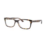 Ray - Ban Unisex RX5428 5082 Montures optiques Acétate Havane Carré