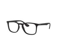 Ray - Ban Unisex RX7074 5364 Montures optiques Injecté Noir Transparent Carré Normale