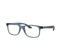 Ray - Ban Unisex RX8903 5262 Montures optiques Injecté Bleu Transparent Carré Normale