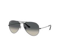 Ray-Ban Unisex Sunglass Aviator Gradient - Couleur du Monture: Gunmetal, Couleur de Lentille: Gris