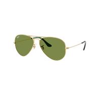 Ray-Ban Unisex Sunglass Aviator Large Metal - Couleur du Monture: Doré arista, Couleur de Lentille: Vert
