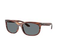 Ray-Ban Unisex Sunglass Balorette - Couleur du Monture: Rayé Havana, Couleur de Lentille: Bleu