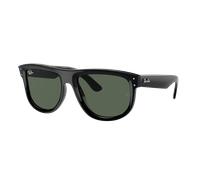 Ray-Ban Unisex Sunglass Boyfriend Reverse - Couleur du Monture: Noir, Couleur de Lentille: Vert G-15