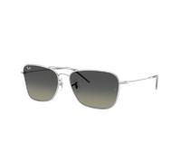 Ray-Ban Unisex Sunglass Caravan Reverse - Couleur du Monture: Argent, Couleur de Lentille: Dégradé Gris