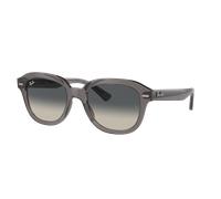 Ray-Ban Unisex Sunglass Erik - Couleur du Monture: Gris foncé opalescent, Couleur de Lentille: Gris