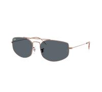 Ray - Ban Unisex Ray - Ban RB3845 EXPLORER 5 9035R5 Lunettes de soleil Métal Bronze Bleu Géométrique Normale