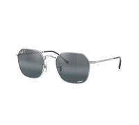 Ray - Ban Unisex Ray - Ban RB3694 JIM 9242G6 Lunettes de soleil Métal Argent Argent Géométrique Polarisé Miroir