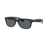 Ray-Ban Lunettes de soleil RB2132 NEW WAYFARER 622/R5 Unisexe Nylon Noir/Bleu Carré Antireflet