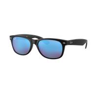 Ray-Ban Unisex Sunglass New Wayfarer Flash - Couleur du Monture: Caoutchouc noir, Couleur de Lentille: Bleu Flash