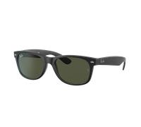 Ray-Ban Unisex Sunglass RB2132 New Wayfarer Classic - Couleur du Monture: Caoutchouc noir, Couleur de Lentille: Vert G-15