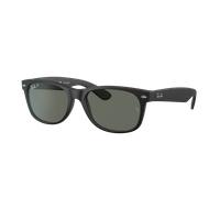 Ray-Ban Unisex Sunglass RB2132 New Wayfarer Classic - Couleur du Monture: Caoutchouc noir, Couleur de Lentille: Vert