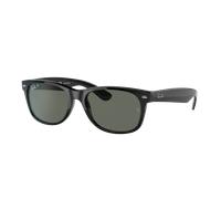 Ray-Ban Unisex Sunglass RB2132 New Wayfarer Classic - Couleur du Monture: Noir, Couleur de Lentille: Vert