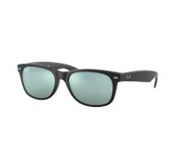 Ray-Ban Unisex Sunglass RB2132 New Wayfarer Flash - Couleur du Monture: Caoutchouc noir, Couleur de Lentille: Argent Flash