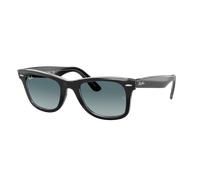 Ray-Ban Unisex Sunglass RB2140 Original Wayfarer Bicolor - Couleur du Monture: Noir sur Transparent, Couleur de Lentille: Dégradé Bleu