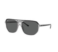 Ray-Ban Unisex Sunglass RB2205 Bill One - Couleur du Monture: Gris Foncé sur Gris Transparent, Couleur de Lentille: Gris foncé