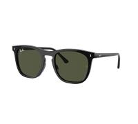 Ray-Ban Unisex Sunglass RB2210 - Couleur du Monture: Noir, Couleur de Lentille: Vert
