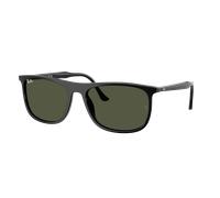 Ray-Ban Unisex Sunglass RB2216 - Couleur du Monture: Noir, Couleur de Lentille: Vert
