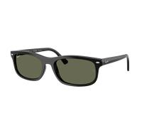 Ray-Ban Unisex Sunglass RB2224F - Couleur du Monture: Noir, Couleur de Lentille: Vert Polarisé