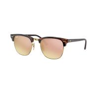 Ray-Ban Unisex Sunglass RB3016 Clubmaster Flash Lenses - Couleur du Monture: Havana Rouge, Couleur de Lentille: Cuivre Flash