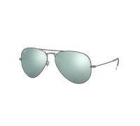 Ray-Ban Unisex Sunglass RB3025 Aviator Flash Lenses - Couleur du Monture: Gunmetal, Couleur de Lentille: Argent Flash