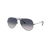 Ray-Ban Unisex Sunglass RB3025 Aviator Gradient - Couleur du Monture: Gunmetal, Couleur de Lentille: Dégradé bleu Polarisé
