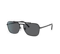 Ray-Ban Unisex Sunglass RB3636 New Caravan - Couleur du Monture: Noir, Couleur de Lentille: Gris foncé