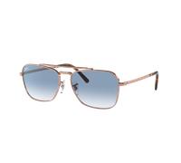 Lunettes Ray-Ban RB3636 Nouvelle Caravan 92023F Or Rose Dégradé Bleu 58Mm