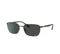 Ray-Ban Unisex Sunglass RB3684CH Chromance - Couleur du Monture: Noir, Couleur de Lentille: Gris foncé