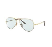 Ray-Ban Unisex Sunglass RB3689 Solid Evolve - Couleur du Monture: Doré arista, Couleur de Lentille: Dégradé Gris à Violet Evolve Photochromique