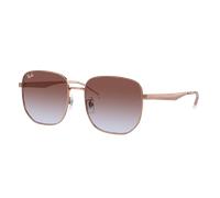 Ray-Ban Unisex Sunglass RB3713D - Couleur du Monture: Or Rose, Couleur de Lentille: Violet