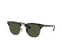 Ray-Ban Unisex Sunglass RB3716 Clubmaster Metal - Couleur du Monture: Noir sur Or, Couleur de Lentille: Vert G-15