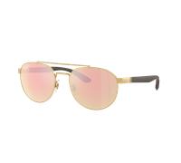 Ray-Ban Unisex Sunglass RB3736 Polarized+ Lenses Liteforce - Couleur du Monture: Doré arista, Couleur de Lentille: Polarisé+ Orange Miroir Rose