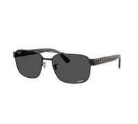 Ray-Ban Unisex Sunglass RB3751CH Chromance - Couleur du Monture: Noir, Couleur de Lentille: Gris foncé Polar