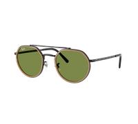 Ray-Ban Unisex Sunglass RB3765 - Couleur du Monture: Noir, Couleur de Lentille: Vert