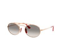 Ray-Ban Unisex Sunglass RB3775M Scuderia Ferrari Collection - Couleur du Monture: Or Rose, Couleur de Lentille: Gris dégradé Incolore