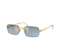 Ray-Ban Unisex Sunglass RB3928 By A$AP Rocky - Couleur du Monture: Doré arista, Couleur de Lentille: Gris foncé dégradé Bleu