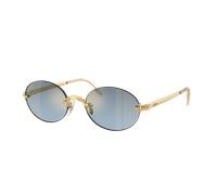 Ray-Ban Unisex Sunglass RB3929 By A$AP Rocky - Couleur du Monture: Doré arista, Couleur de Lentille: Gris foncé dégradé Bleu